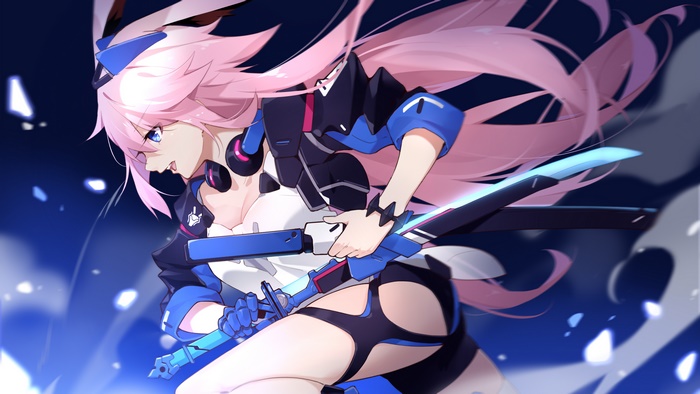 Anime, Girl, Pink Hair, Yae Sakura, Honkai Impact 3rd, 4K