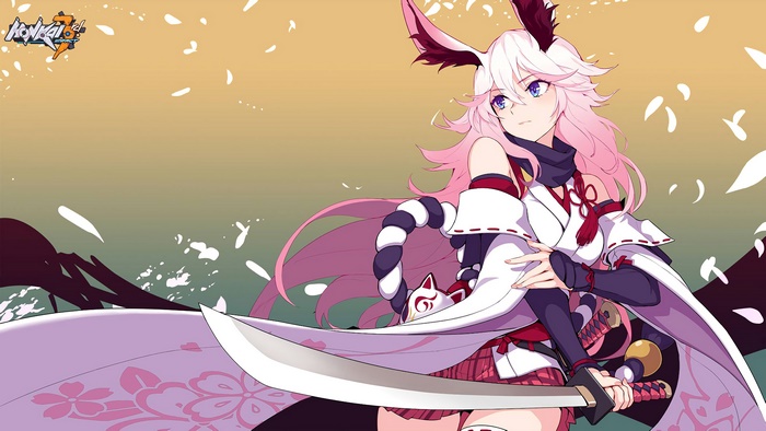 Yae Sakura from Honkai Impact 3rd with Katana 4K