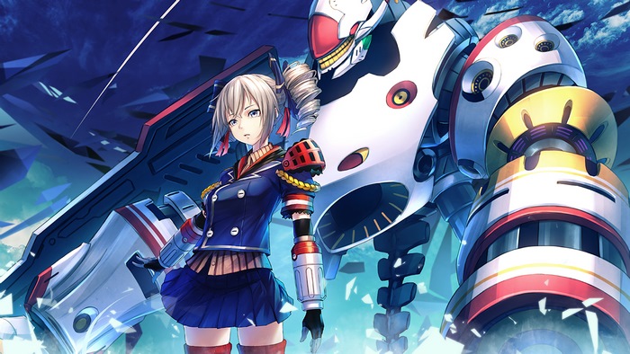 Bronya Zaychik from Honkai Impact 3rd with a mech