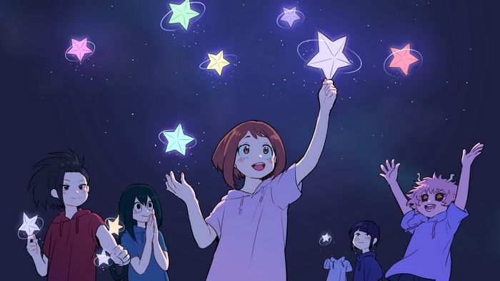 My Hero Academia Girls with Stars