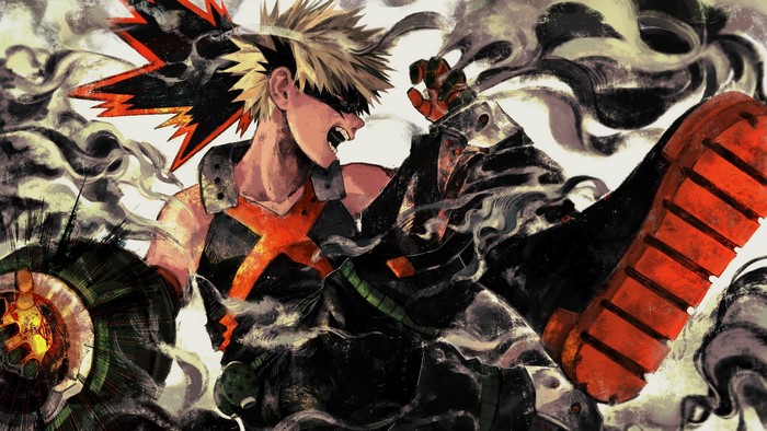 Katsuki Bakugo from My Hero Academia 4K