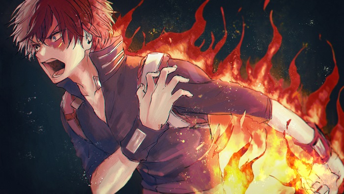 Shoto Todoroki from My Hero Academia 4K