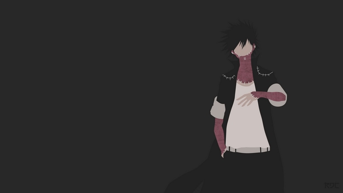 Dabi from My Hero Academia Minimalist 4K