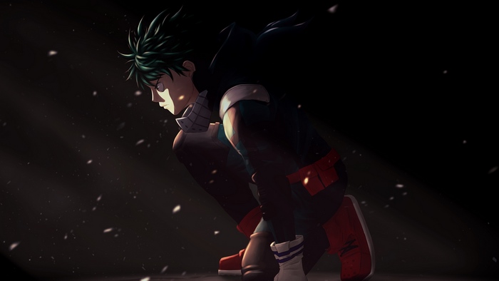 Izuku Midoriya from My Hero Academia in 4K