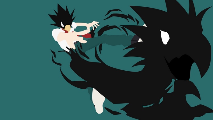 Fumikage Tokoyami and Dark Shadow from My Hero Academia 4K