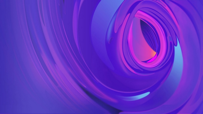 Abstract Purple Swirls 4K