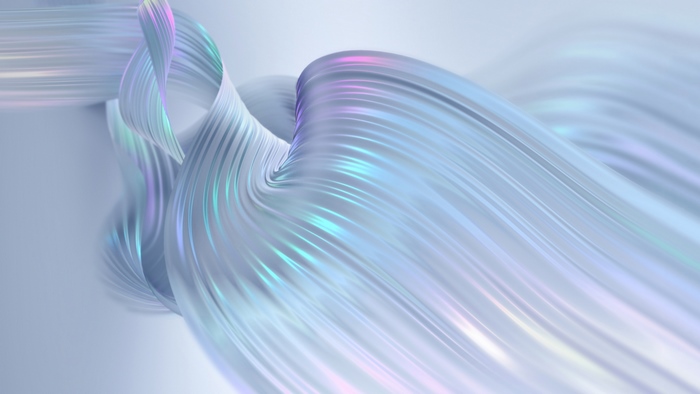 Abstract Wave Digital Art 4K
