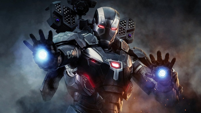War Machine from Marvel Comics in 4K