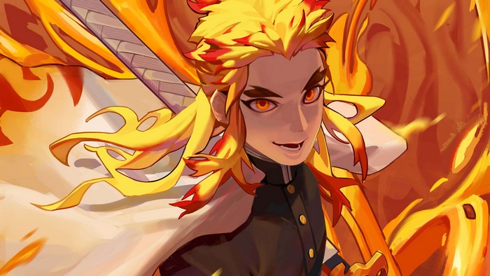 Kyojuro Rengoku from Kimetsu no Yaiba 4K