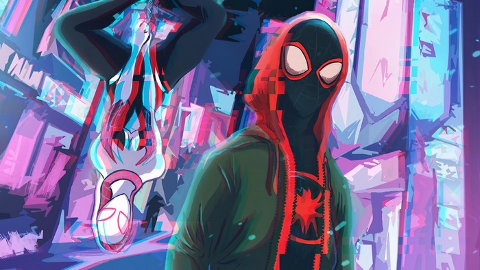 Miles Morales, Spider-Gwen, Spider-Man, 4K
