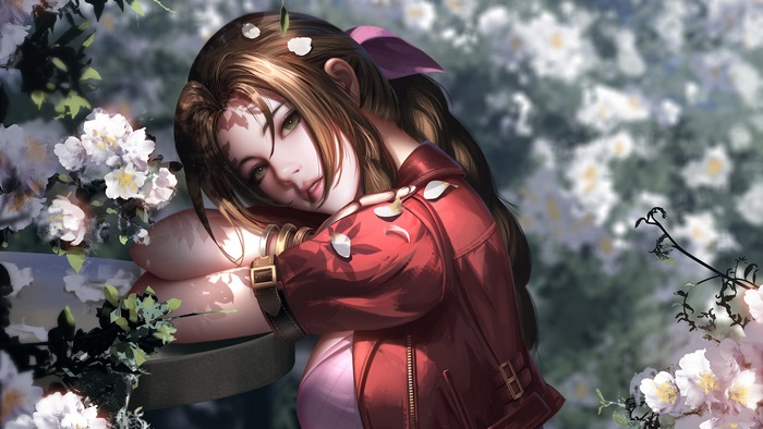 Aerith from Final Fantasy 7 Remake 4K