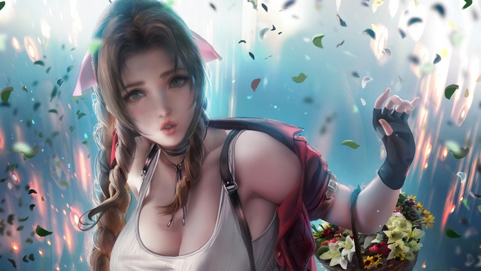 Aerith, Final Fantasy 7 Remake, 4K