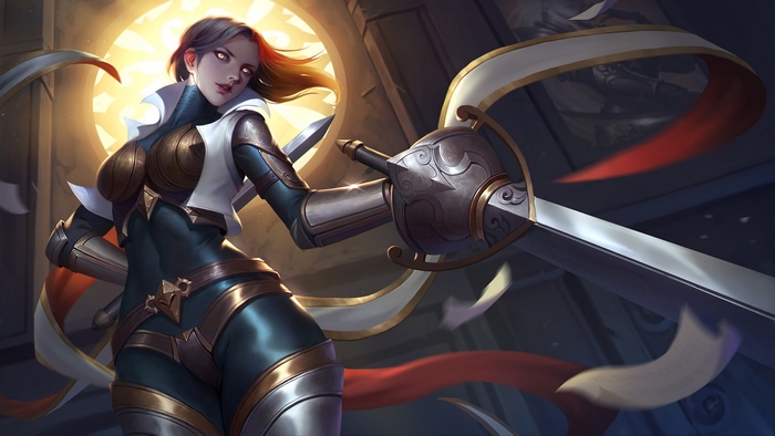 Fiora from LoL 4K