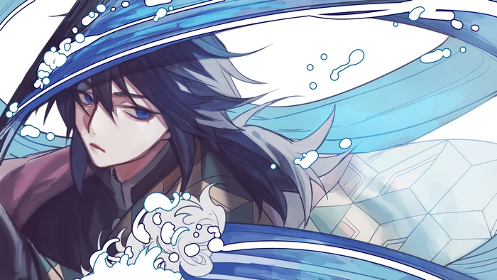 Giyu Tomioka from Kimetsu no Yaiba 4K