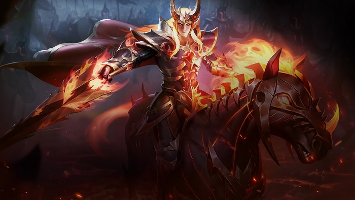 Leomord, Inferno Soul, Skin, Mobile Legends, 4K