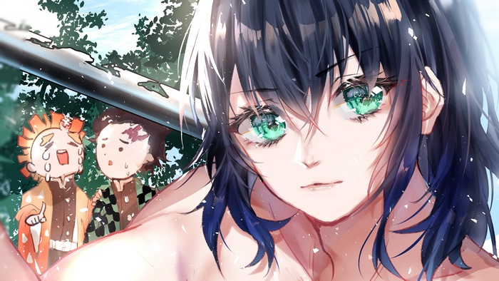 Inosuke Hashibira, Unmasked, Kimetsu no Yaiba, 4K