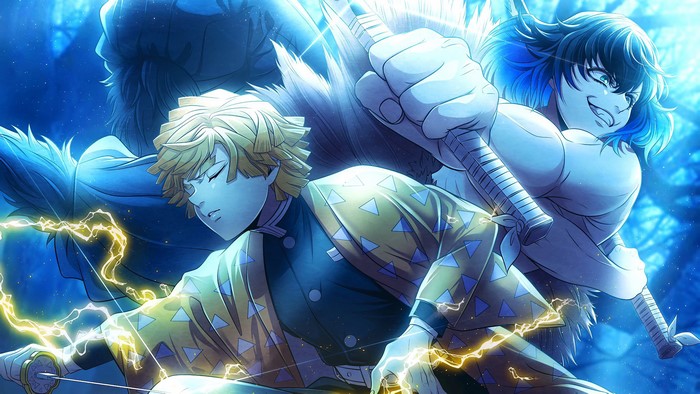 Zenitsu Agatsuma, Inosuke Hashibira, Kimetsu no Yaiba, 4K