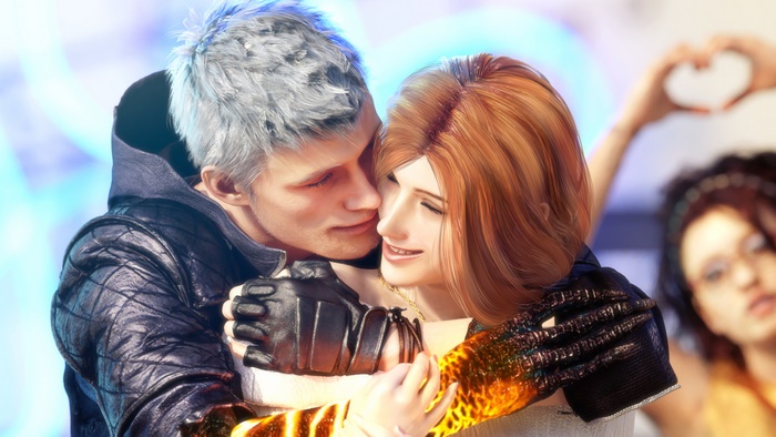 Nero and Kyrie from Devil May Cry 5 4K