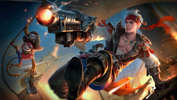Claude, Plunderous Pirate, Skin, Mobile Legends, 4K