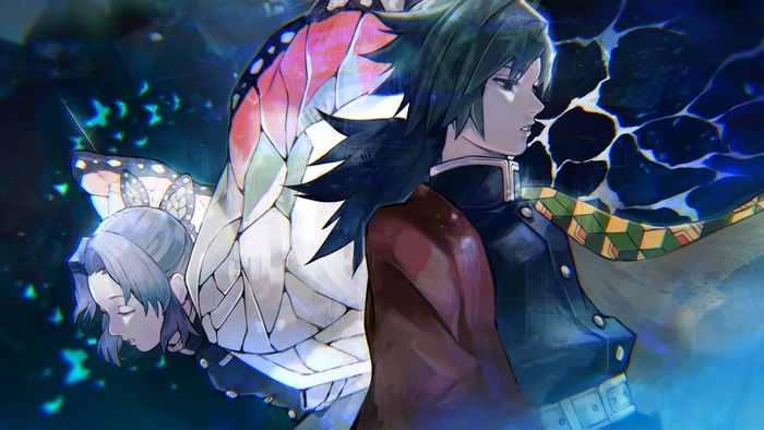Giyu Tomioka, Shinobu Kocho, Kimetsu no Yaiba, 4K