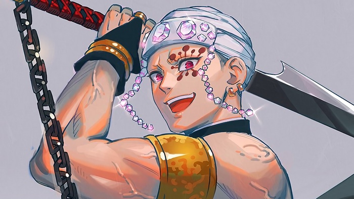 Tengen Uzui, Kimetsu no Yaiba, 4K