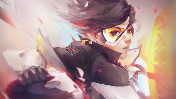 Tracer from Overwatch 4K
