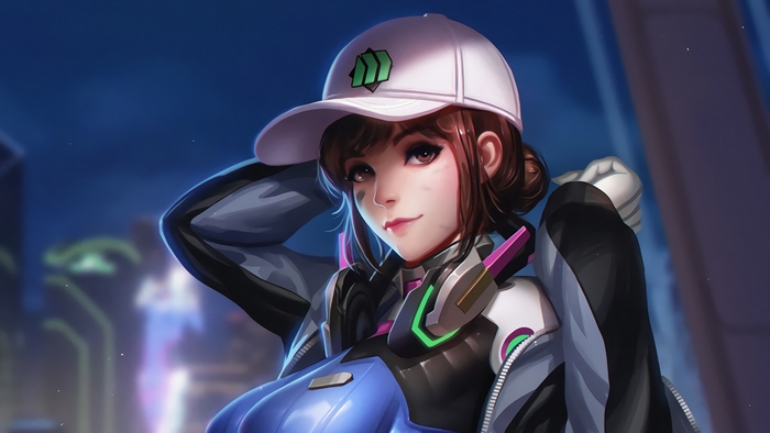 D.Va from Overwatch 4K