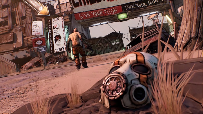 Psycho from Borderlands 3 with mask