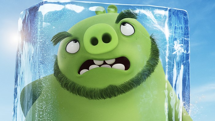 Leonard the Pig from The Angry Birds Movie in Ice