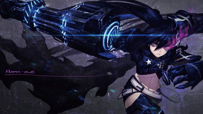 Black Rock Shooter with giant cannon