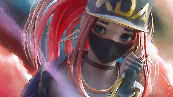 Akali from K/DA LoL 4K