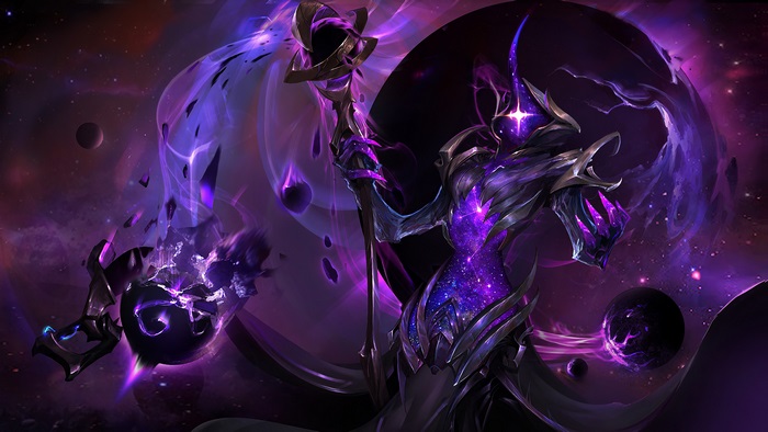 Dark Star Soraka from League of Legends 4K