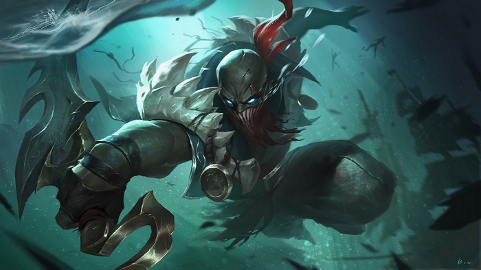 Pyke from LoL 4K