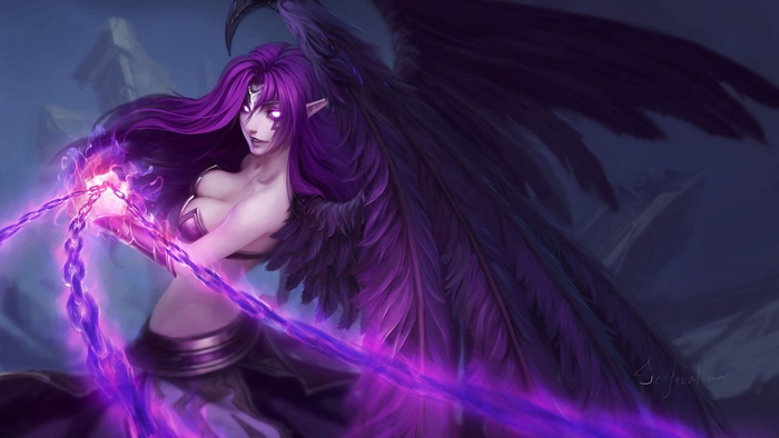 Morgana from League of Legends 4K