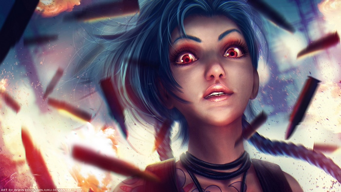 Jinx, LoL, 4K