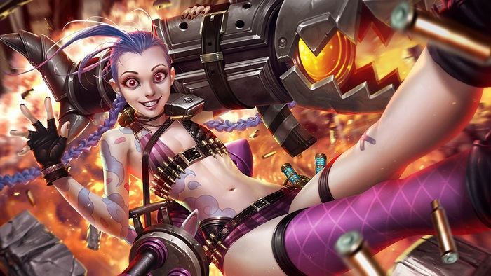 Jinx from LoL 4K