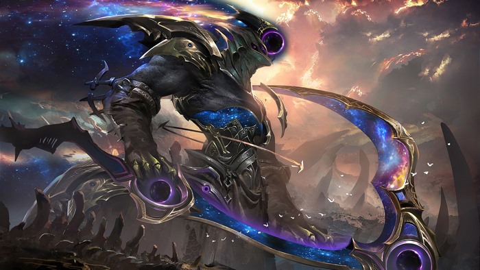 Hecarim from LoL, Dark Star 4K