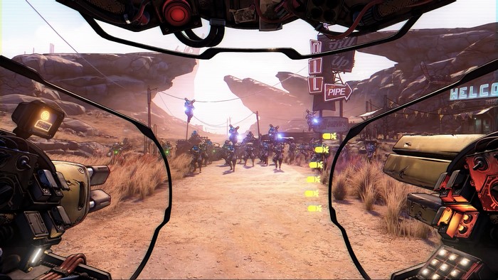 Moze's cockpit in Borderlands 3