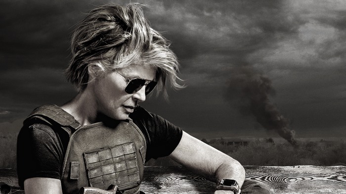 Sarah Connor from Terminator Dark Fate 4K