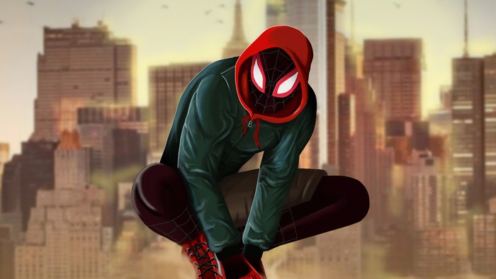 Miles Morales, Spider-Man Into the Spider-Verse, 4K