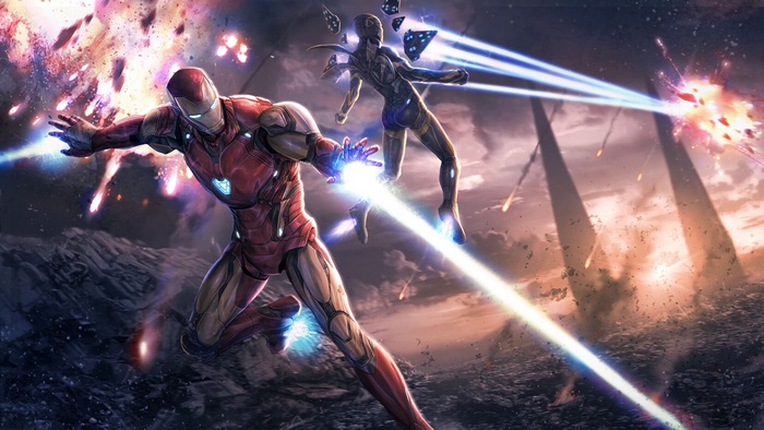 Iron Man, Iron Rescue, Avengers Endgame, 4K