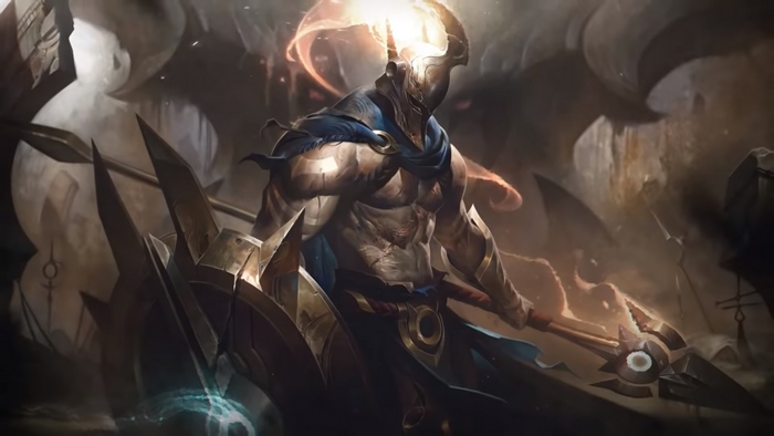 Pantheon, New, LoL, Splash Art, Rework, 4K