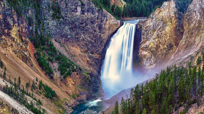 Lower Falls of the Yellowstone River