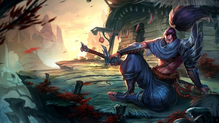 Yasuo from LoL 4K