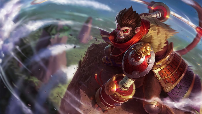 Wukong from League of Legends Splash Art 4K