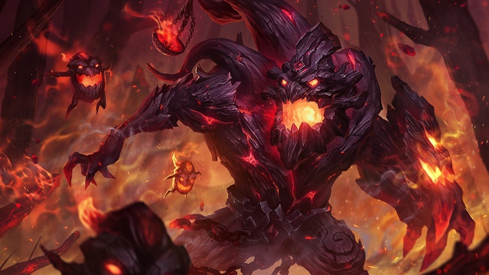 Charred Maokai from League of Legends 4K