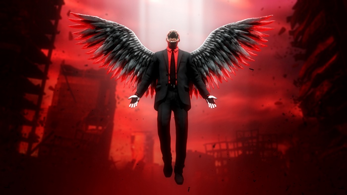 Hell, Devil, Wings, 4K