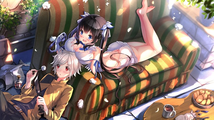 Bell and Hestia from DanMachi 4K