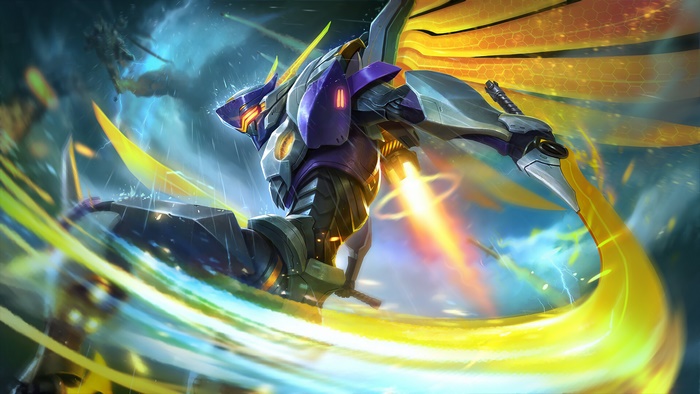 Saber, Codename  Storm, Skin, Mobile Legends, 4K
