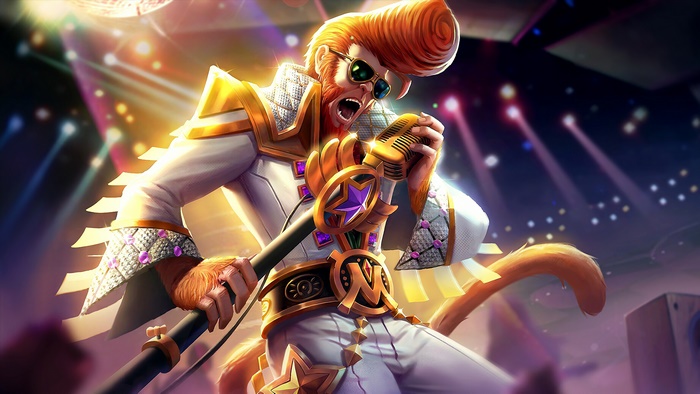 Sun from Mobile Legends as a Rock Star 4K